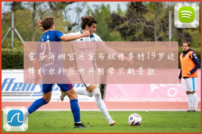 霍芬海姆官方宣布租借多特19岁边锋科尔科贝尔并附带买断条款